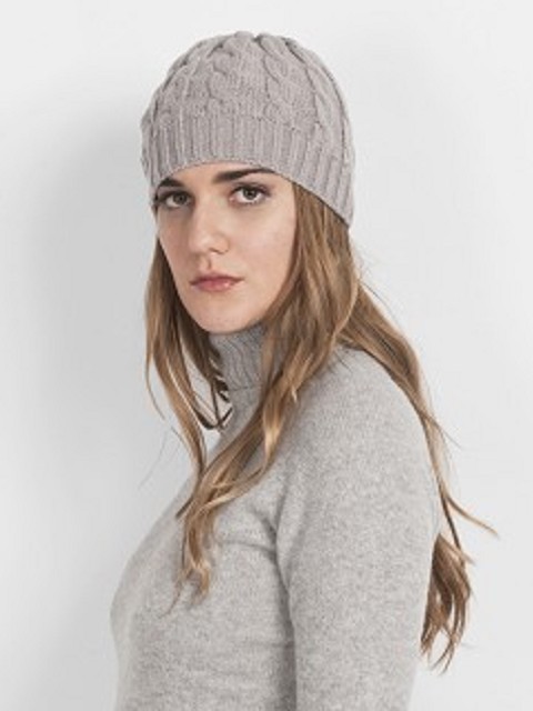 Cable Knit No Fold Beanie