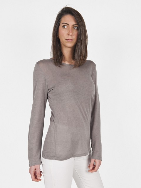 Long Sleeves Cashmere T-Shirt