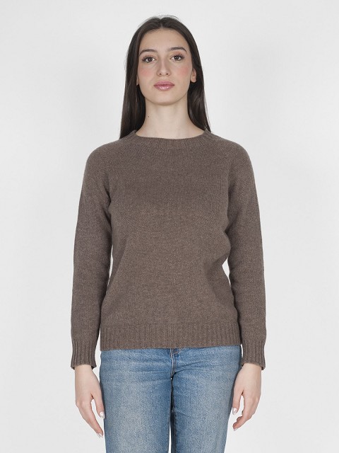 “Mood” Round Neck Cashmere Sweater